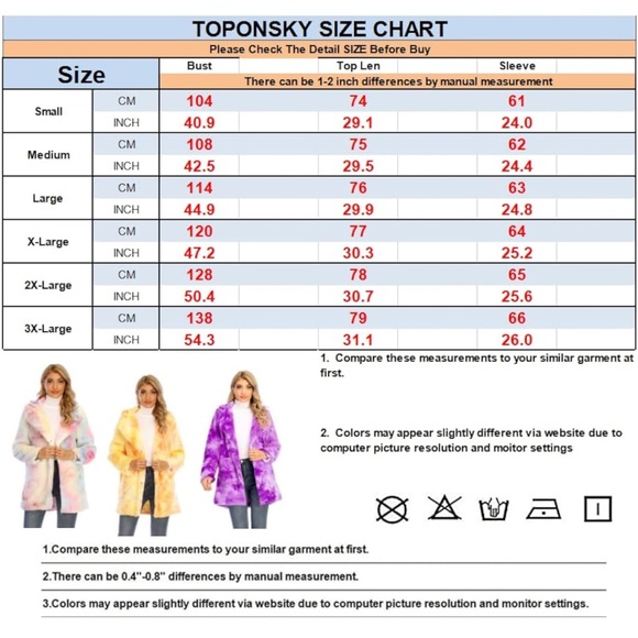 TOPONSKY | S | Winter Warm Lapel Faux Fur + Inner Lining | worn 1x for Halloween - Picture 3 of 5